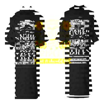 Sunshine And Triplets | Funny Triplets Mom & Grandma Unisex T-Shirt | Mazezy