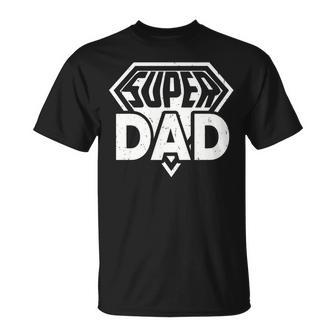 Super Dad Captain Fathers Day Dad T-shirt - Thegiftio UK