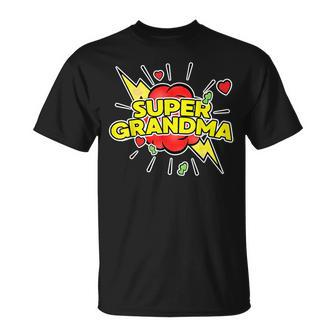 Super Grandma Superhero Grandma Mothers Day Unisex T-Shirt | Mazezy