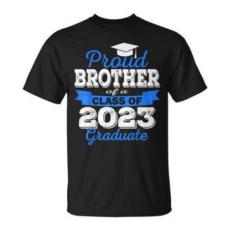 Super Proud Brother Of 2023 Graduate Awesome Family College Unisex T-Shirt | Mazezy CA