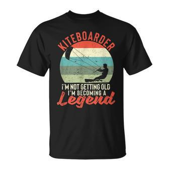 Surfer Kiteboarder Ich Werde Nicht Alt Ich Werde Eine Legende T-Shirt - Seseable