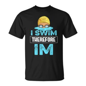 Swimming For A Swim Team Member T-shirt - Seseable