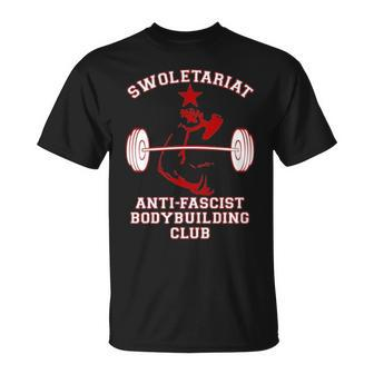 Swoletariat Anti Fascist Bodybuilding Club Unisex T-Shirt | Mazezy