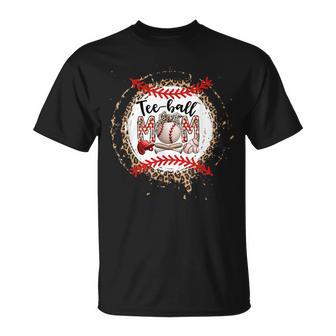 Tball Mom  Baseball Mom Leopard Mothers Day  Unisex T-Shirt