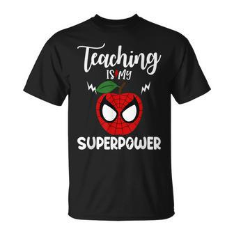 Teaching Is My Super Power Teacher Back To School T-shirt - Thegiftio UK