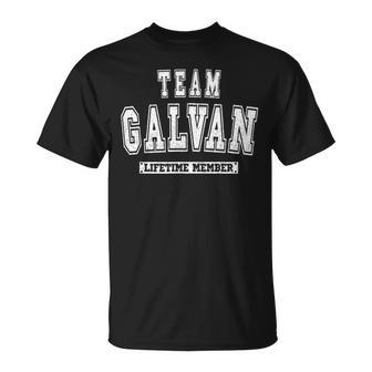 Team Galvan Lifetime Member Family Last Name T-shirt - Seseable