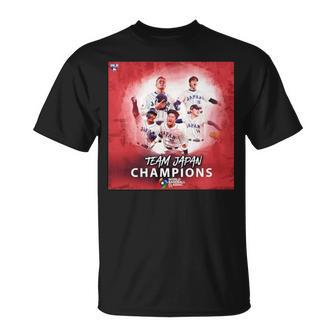 Team Japan Wins Their Third For The World Baseball Classic Unisex T-Shirt | Mazezy