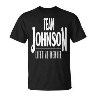 Team Johnson Lifetime Member V2T-shirt - Seseable