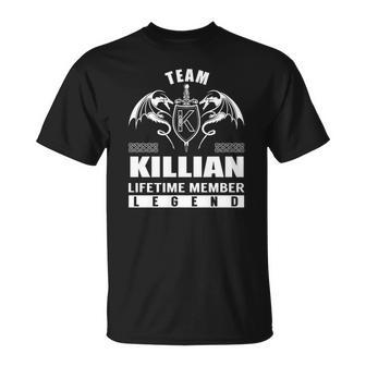 Team Killian Lifetime Member Legend Unisex T-Shirt - Seseable