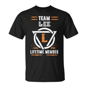 Team Lee Lifetime Member For Surname Last Name T-shirt - Seseable