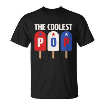 The Coolest Pop Happy Fathers Day Popsicles Unisex T-Shirt - Monsterry