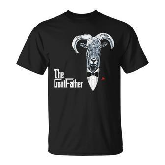 The Goatfather Funny Goat Father Lovers Gift Unisex T-Shirt | Mazezy
