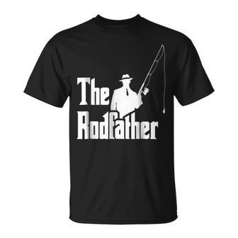 The Rodfather Funny Fishing For Fisherman Unisex T-Shirt | Mazezy
