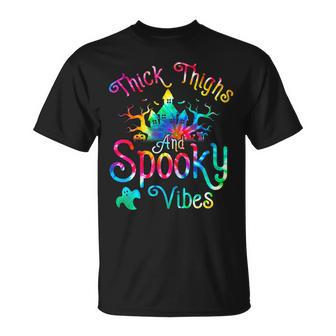 Thick Thighs Spooky Vibes Halloween Costumes For 2022 T-shirt - Thegiftio UK