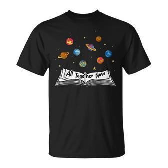 All Together Now Summer Reading Program 2023 Space T-shirt - Thegiftio UK