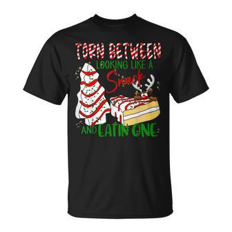 Torn Between Looking Like A Snack And Eating One Christmas V3T-shirt - Seseable