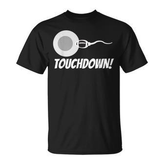 Touchdown Football New Dad Pregnancy Announcement T-shirt - Thegiftio UK