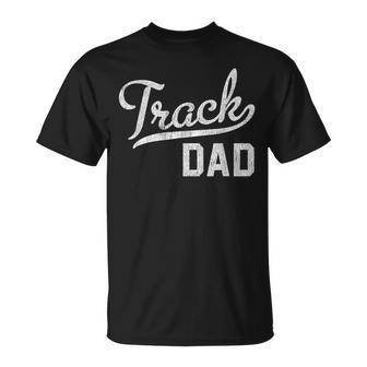 Mens Track Dad Proud Track And Field Dad T-Shirt - Seseable