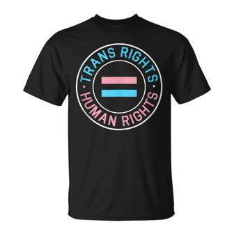 Trans Rights Are Human Rights Lgbqt Transgender T-shirt - Thegiftio UK