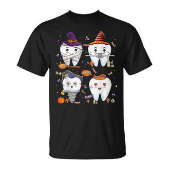 Trick Or Th Denstist Halloween Costume Dental Squad V2 T-shirt - Thegiftio UK