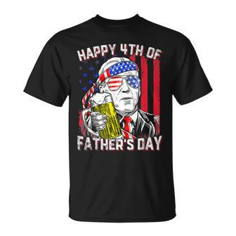 Trump 4Th Of July Fathers Day Happy America Flag T-shirt - Thegiftio UK