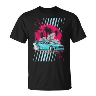 Tuner Drift Jdm Car Retro Drifting Racecar Retrowave Car Unisex T-Shirt | Mazezy DE