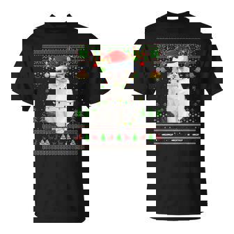 Ugly Ragdoll Cat Xmas Lighting Santa Ragdoll Cat Christmas T-shirt - Thegiftio