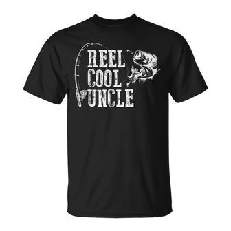 Uncle Fishing Reel Cool Uncle Gift Gift For Mens Unisex T-Shirt | Mazezy