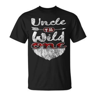 Uncle Of The Wild One 1St Birthday 1 Girl Boy First Gift For Mens Unisex T-Shirt | Mazezy