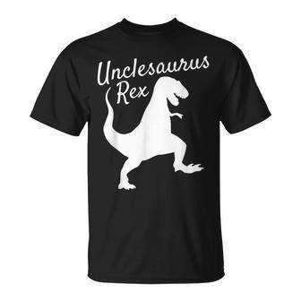 Uncle Saurus Rex Family Dinosaur Christmas Pajamas Unisex T-Shirt | Mazezy