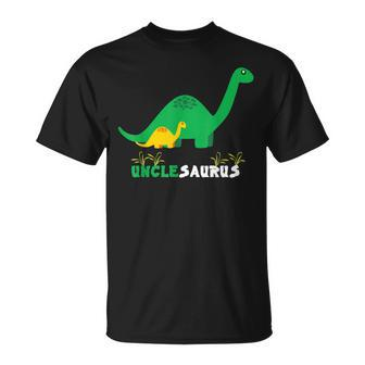 Unclesaurus Cute Uncle Saurus Dinosaur Family Matching Unisex T-Shirt | Mazezy