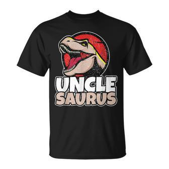 Unclesaurus T  T Rex Uncle Saurus Dinosaur Men Boys Gift For Mens Unisex T-Shirt