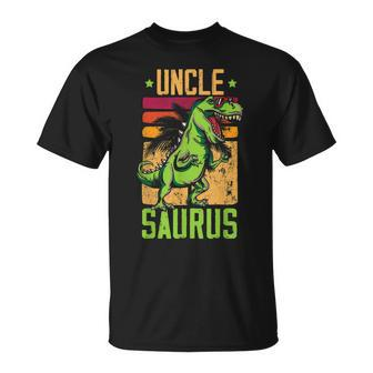 Unclesaurus Uncle Saurus Trex Dinosaur Matching Family Gift For Mens Unisex T-Shirt
