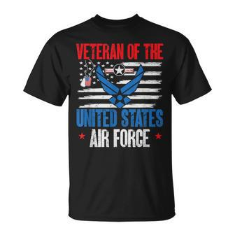Us Air Force Veteran Veteran Of The United States Air Force V2 T-Shirt - Seseable