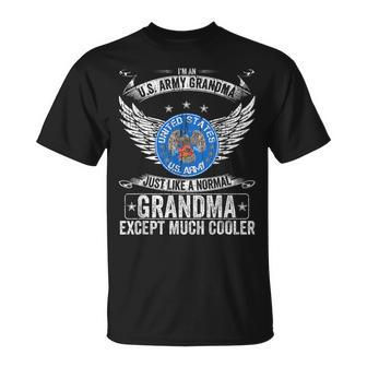 Im An Us Army Grandma Just Like A Normal Except Much Cooler T-shirt - Seseable