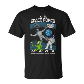 Us Space Force Maga Make Aerospace Great Again Unisex T-Shirt | Mazezy