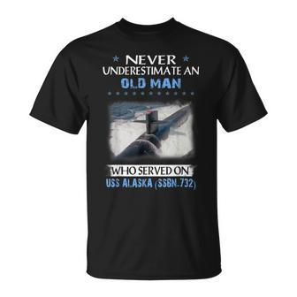 Uss Alaska Ssbn-732 Submarine Veterans Day Father Day T-Shirt - Seseable