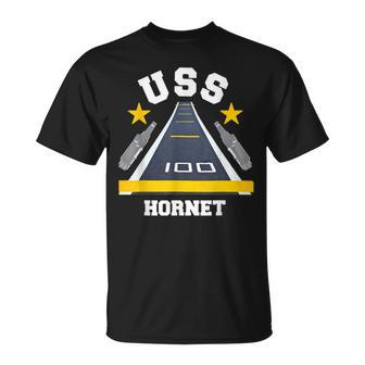 Uss Hornet Aircraft Carrier Military Veteran T-Shirt - Seseable