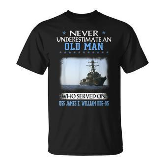 Uss James E William Ddg-95 Destroyer Class Father Day T-Shirt - Seseable