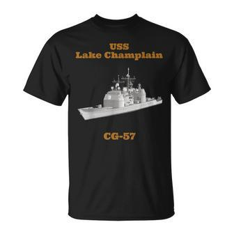 Uss Lake Champlain Cg-57 Navy Sailor Veteran T-Shirt - Seseable