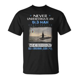 Uss Louisiana Ssbn-743 Submarine Veterans Day Father Day T-Shirt - Seseable
