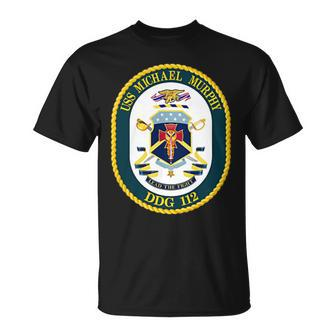 Uss Michael Murphy Ddg-112 Navy Destroyer Military T-Shirt - Seseable