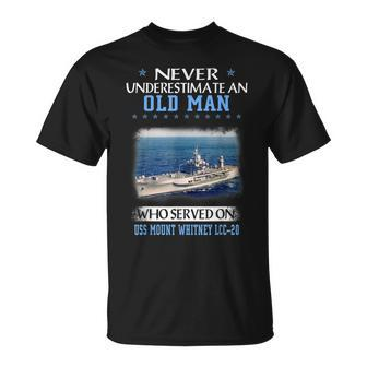 Uss Mount Whitney Lcc-20 Veterans Day Father Day T-Shirt - Seseable
