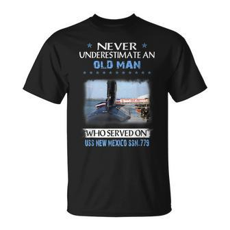 Uss New Mexico Ssn-779 Submarine Veterans Day Father Day T-Shirt - Seseable