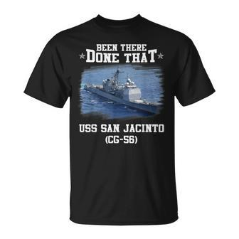Uss San Jacinto Cg-56 Ticonderoga Class Cruiser Father Day T-Shirt - Seseable