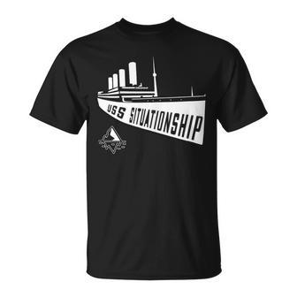 Uss Situationship Complicated Relationship Friendship T-Shirt - Seseable