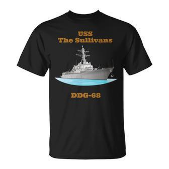 Uss The Sullivans Ddg-68 Navy Sailor Veteran T-Shirt - Seseable