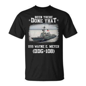 Uss Wayne E Meyer Ddg-108 Destroyer Class Father Day T-Shirt - Seseable