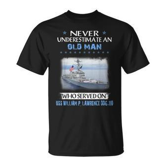 Uss William P Lawrence Ddg-110 Destroyer Class Father Day T-Shirt - Seseable