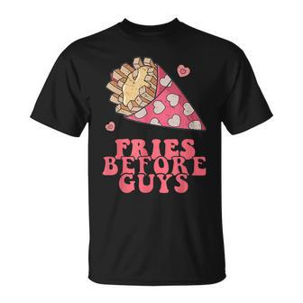 Valentines Costume Toddlers Fries Before Guys Toddler T-Shirt - Seseable